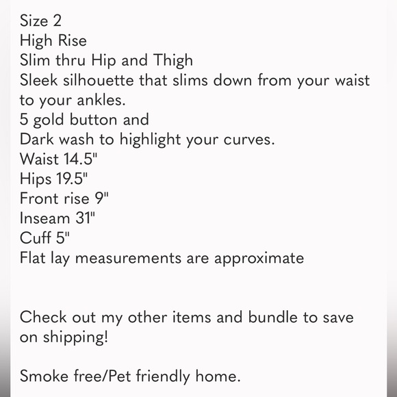 Michael Kors Button Front High Waist Skinny Jeans | 2 - Picture 10 of 11